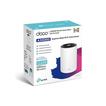 DECO X80 1un. MESH TPLINK WIFI 6 AX6000